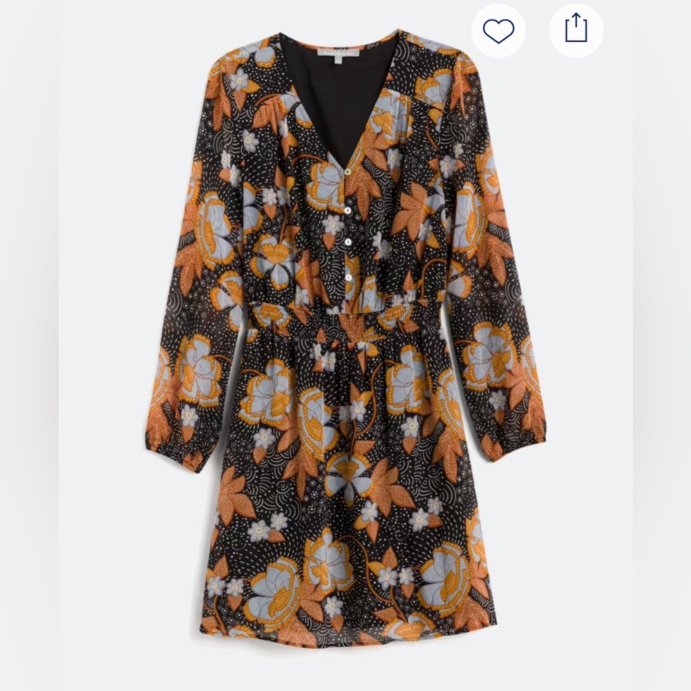 Daniel Rainn Parnika button detail dress. Size large